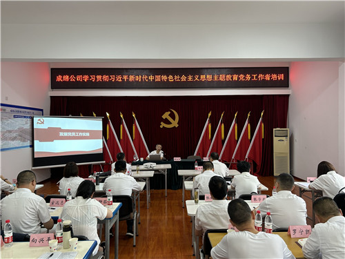 成绵公司开展学习贯彻习近平新时代中国特色社会主义思想主题教育